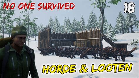 No One Survived Horden Base Und Siedlung Looten Zombie Survival