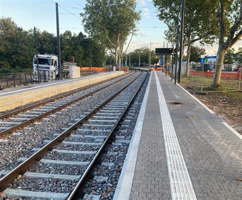 Karlsruher Bahn Haltestelle Starckstraße ab sofort barrierefrei