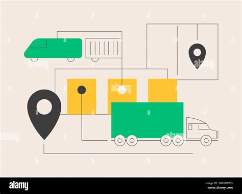 Logistics Hub Abstract Concept Vector Illustration Stock Vector Image