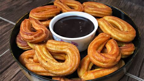 Churros And Hot Chocolate Recipe No Oven Youtube