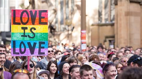 Same Sex Marriage Profound Shift In Community Sentiment In Favour