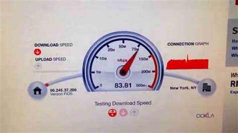 Verizon Fios 7575 Upgrade From 5050 Internet Speedswow Youtube