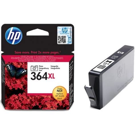 HP 364 XL Cartucho Tinta Alta Capacidad Fotográfico Original Negro