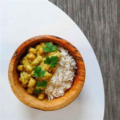 Recette Curry De Pois Chiches Au Lait De Coco