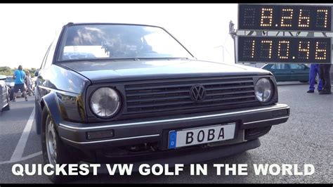 Quickest Vw Golf Mk In The World Mph Boba Motoring Youtube