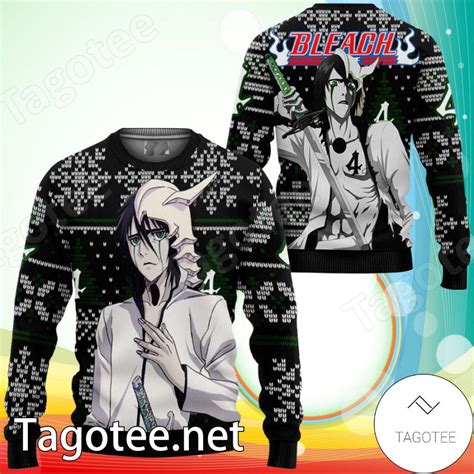 Ulquiorra Schiffer Anime Bleach Xmas Ugly Christmas Sweater Tagotee