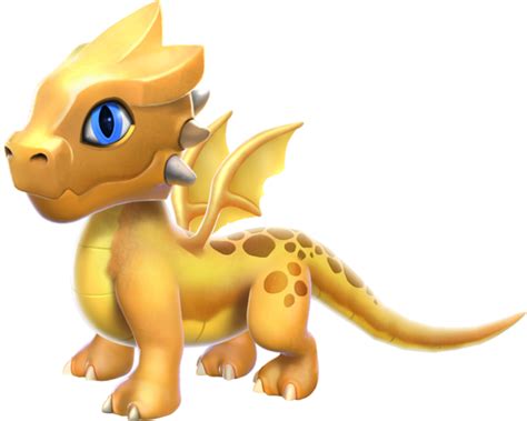 File Golden Dragon Baby Png Dragon Mania Legends DML Wiki