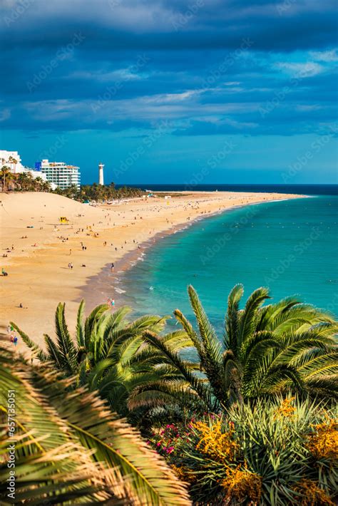 Morro Jable Fuerteventura Spain Breathtaking Beach Playa Del