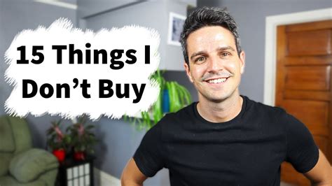 Things I Dont Buy Anymore Minimalism Saving Money Youtube