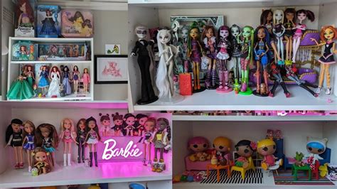 Doll Shelf Tour Barbie Monster High Bratz Lalaloopsy And Disney