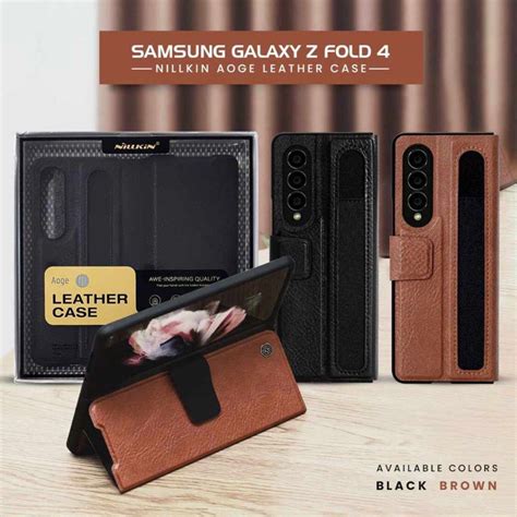 Samsung Galaxy Z Fold4 Nillkin Aoge Leather Case Mobile Phones