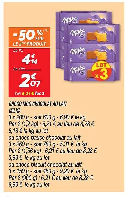 Promo Choco Moo Chocolat Au Lait Milka Chez Netto ICatalogue Fr