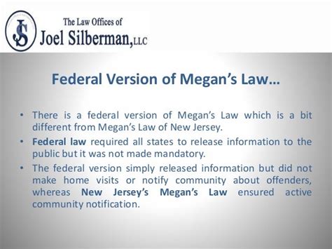 Megans Law In New Jersey