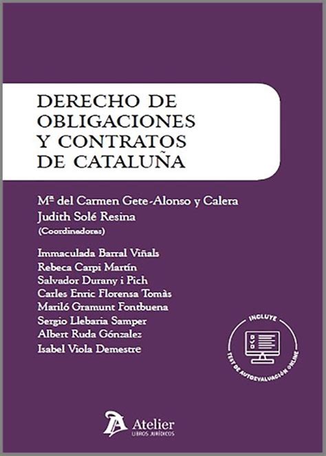 DERECHO DE OBLIGACIONES Y CONTRATOS DE CATALUÑA