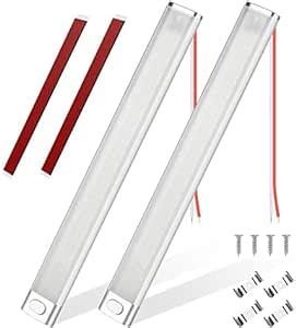 URAQT Barre de Lumière Intérieure à LED 2PCS 12V 30cm Barre Lumineuse