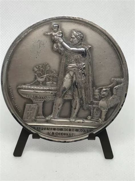 MEDAILLE NAPOLEON PAR Andrieu Bapteme Du Roi De Rome 1811 Bronze