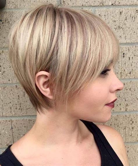 Long Feathered Blonde Pixie Bob Hairstyles For Fine Hair Haircuts For Fine Hair Short Hair