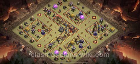 Best Anti 3 Stars War Base Th10 With Link Anti Everything 2023 Town Hall Level 10 Cwl Base