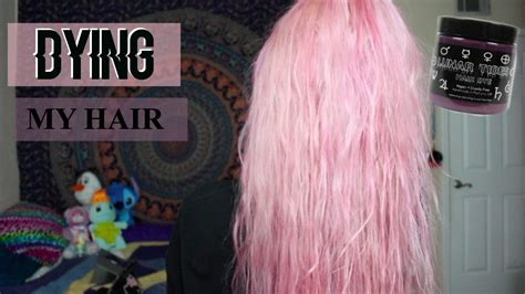 Dying My Hair Pink Hope Marie Youtube