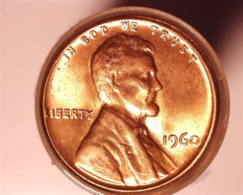 1960 P Lincoln Cents Roll Of 50 Red UNCS 1206 3 EBay