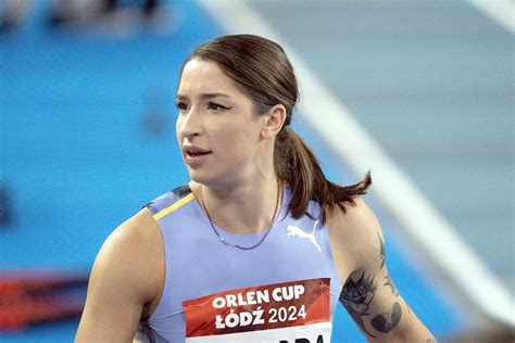 Ewa Swoboda na zawodach lekkoatletycznych ORLEN CUP 2024 w Łodzi