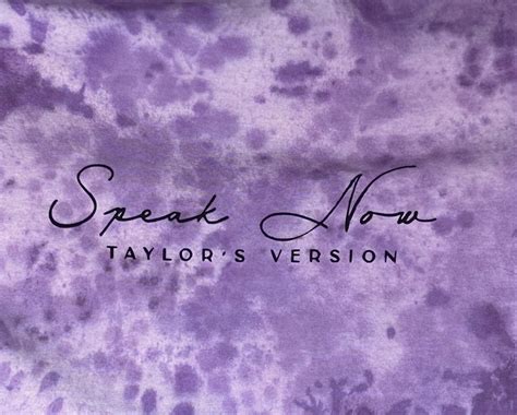 Speak Now Taylors Version Shirt Etsy