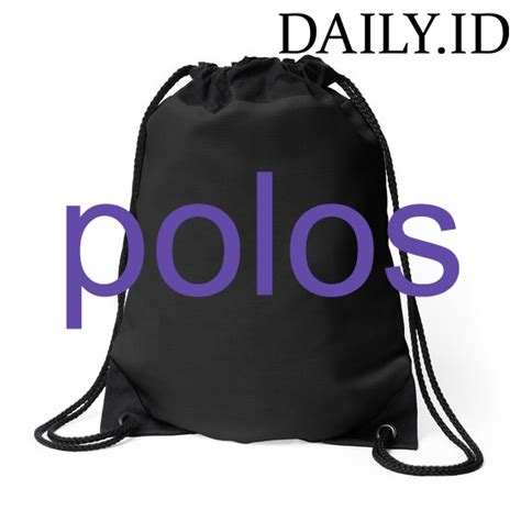 Jual Tas Serut Hitam Kanvas Polos Shopee Indonesia