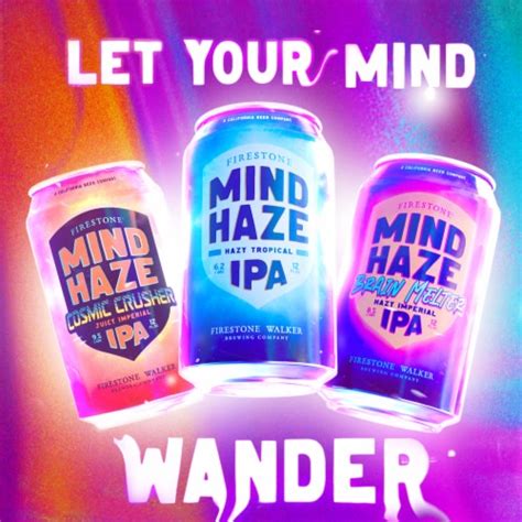 Firestone Walker Mind Haze Variety Hazy Ipa Craft Beer Pack 12 Cans