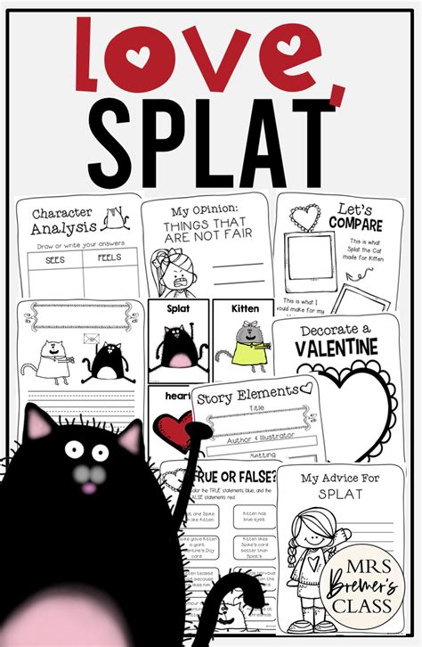 Love, Splat Activities and Freebies! | Mrs. Bremer's Class