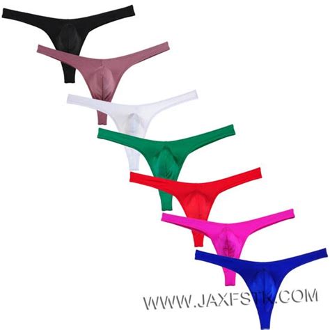 New Men S Bikini Thong Underwear Thicken Spandex Pouch T Back Pants Mini Briefs G String