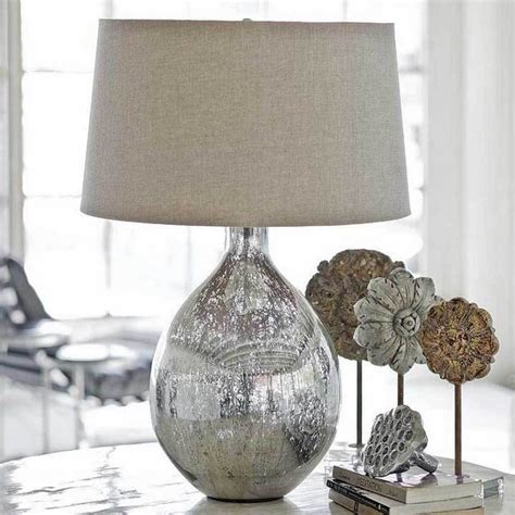 Crackle Glass Lamp Foter