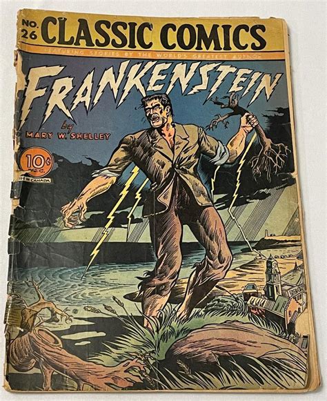 Lot Vintage Dec Classics Comics No Frankenstein By Mary