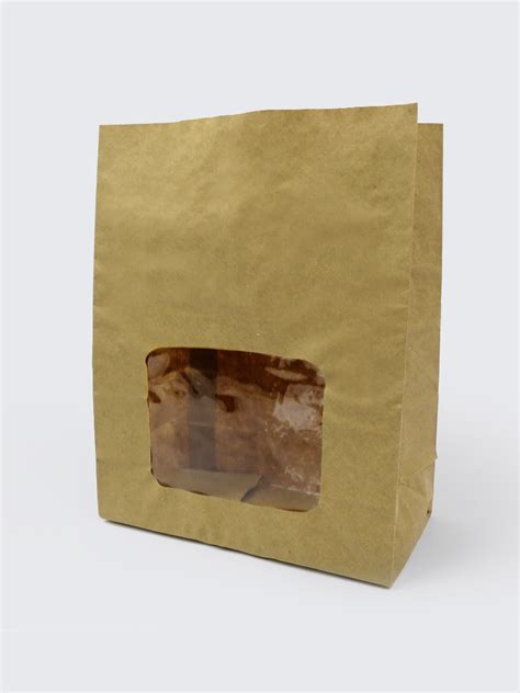 Vegware Kraft Window Bag