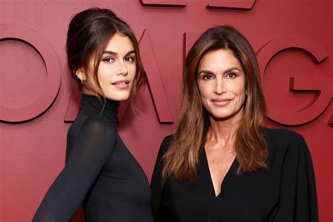 Kaia Gerber And Cindy Crawford Attend N Y C Omega Event