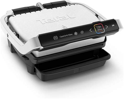 Tefal OptiGrill Elite GC750D40 Intelligent Health Grill Black And