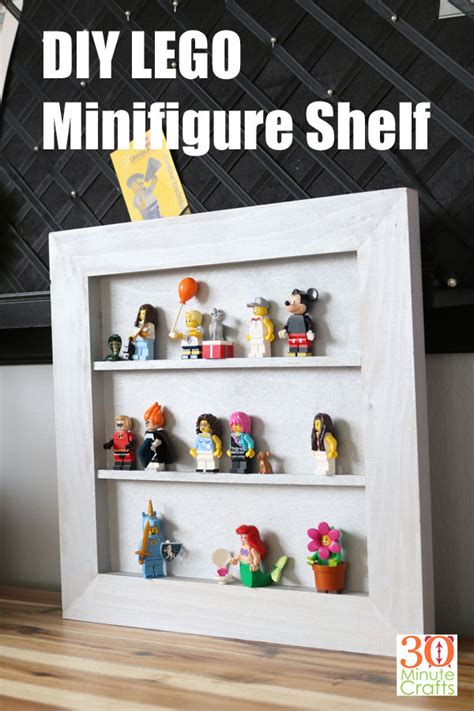 DIY Lego Minifigure Shelf - 30 Minute Crafts