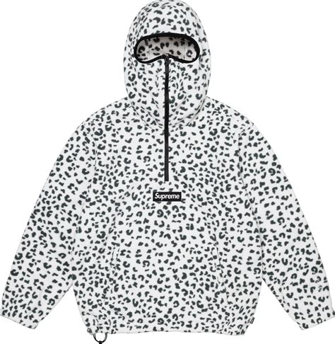 Polartec Facemask Half Zip Hooded Sweatshirt Fall Winter 2024 Supreme