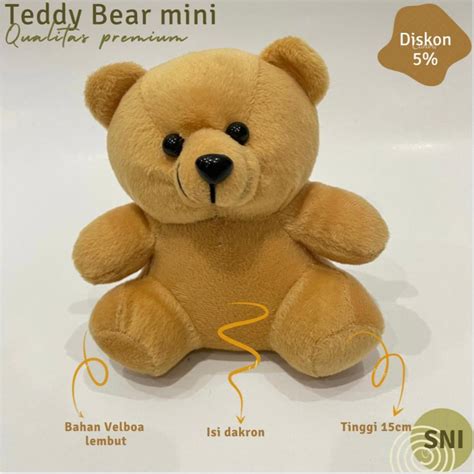 Jual MURAH Boneka Teddy Bear Mini Boneka Bucket Boneka Wisuda Boneka