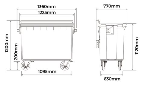 Wheelie Bin Dimensions