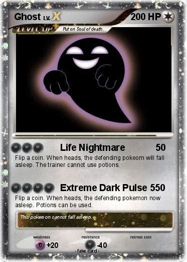 Pokémon Ghost 1586 1586 Life Nightmare My Pokemon Card