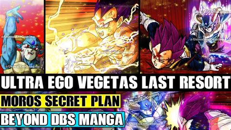 Beyond Dragon Ball Super Ultra Ego Vegetas Last Resort Against Ultra Instinct Moro In Battle