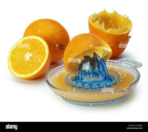 Freshly squeezed orange juice Stock Photo - Alamy