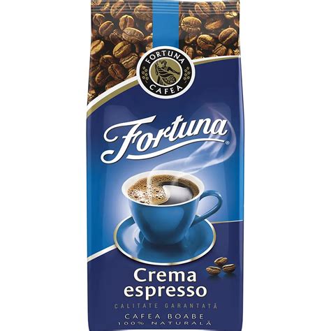 Cafea Boabe Fortuna Crema Espresso Kg Carrefour Romania