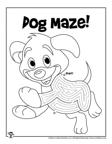 Printable Animal Mazes For Kids Woo Jr Kids Activities Childrens