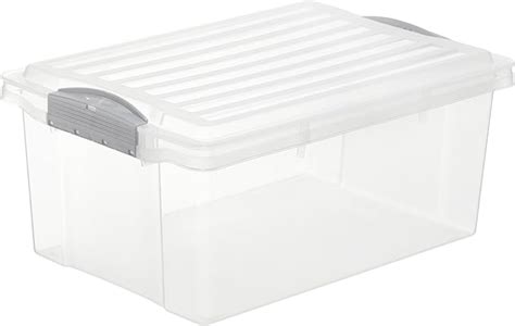 Rotho Aufbewahrungsbox Compact Mit Deckel Lagerbox Transparent Aus