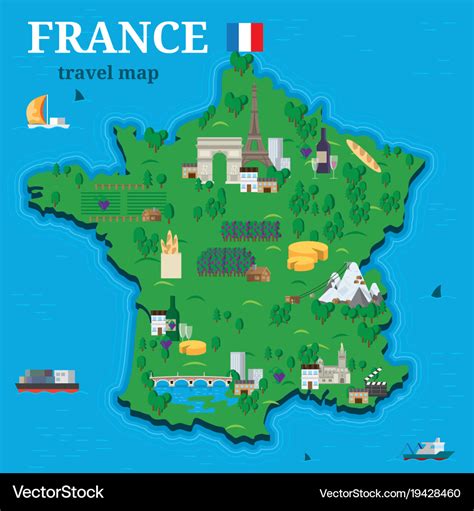 Tourist Map Of France