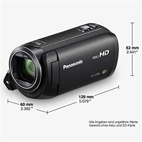 Panasonic HC-V380, Videocamera Full HD | Nero - Hobbyfoto