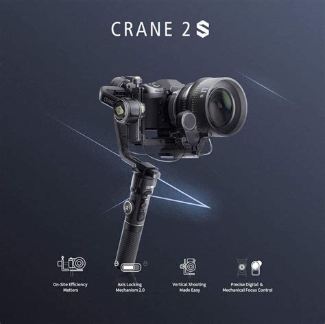 Zhiyun Crane S Official Axis Handheld Gimbal Stabilizer For Dslr