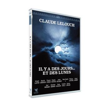 Il Y A Des Jours Et Des Lunes Dvd Claude Lelouch Dvd Zone