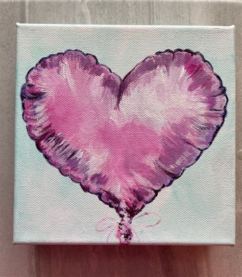 Pink Mylar Heart Balloon Etsy